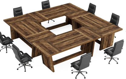71-Inch Wood Conference Table for 6–8 People