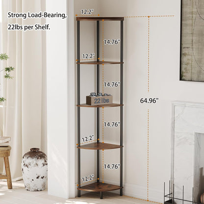 5-Tier Industrial Storage Shelf Organizer