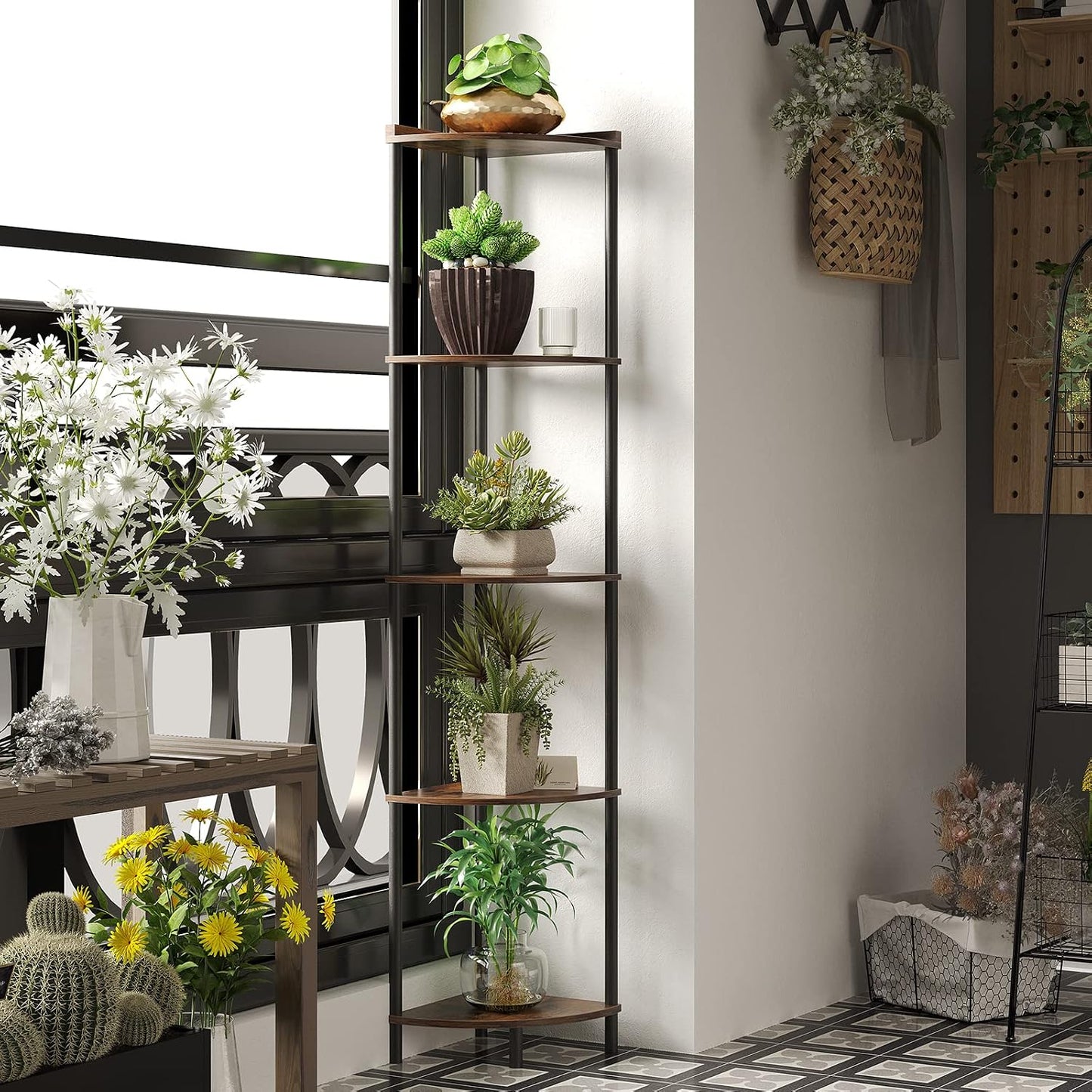 5-Tier Industrial Storage Shelf Organizer