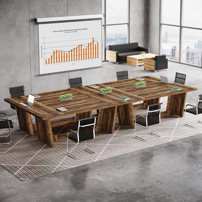71-Inch Wood Conference Table for 6–8 People