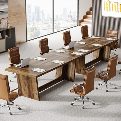 71-Inch Wood Conference Table for 6–8 People