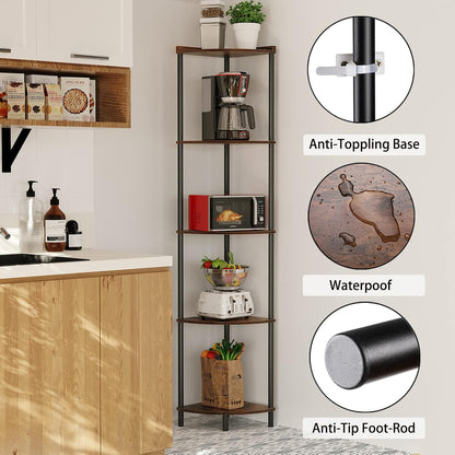 5-Tier Industrial Storage Shelf Organizer